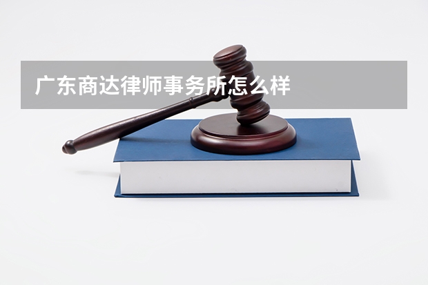 广东商达律师事务所怎么样